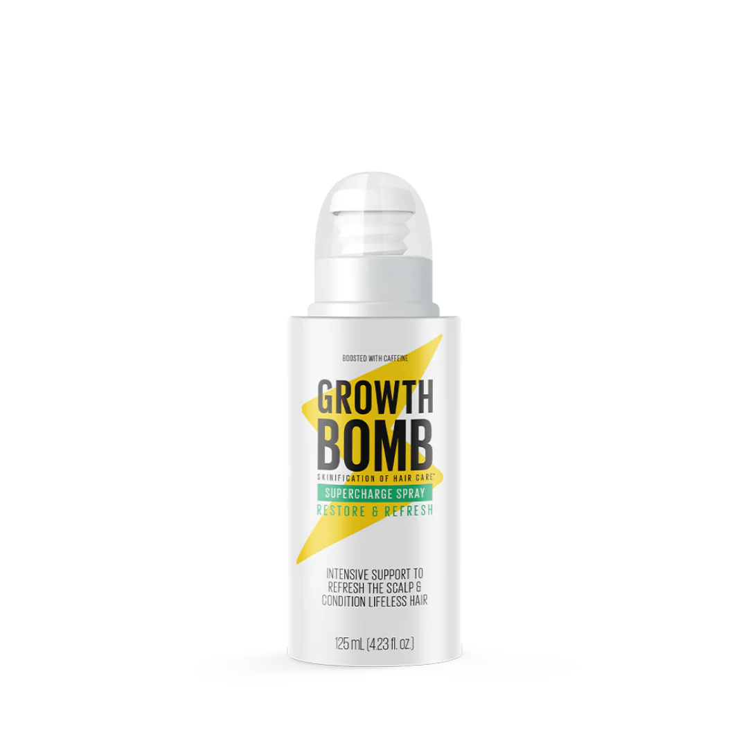 Growth BOMB- Restore & Refresh Supercharge Spray - سبراي لاعاده حيويه الشعر